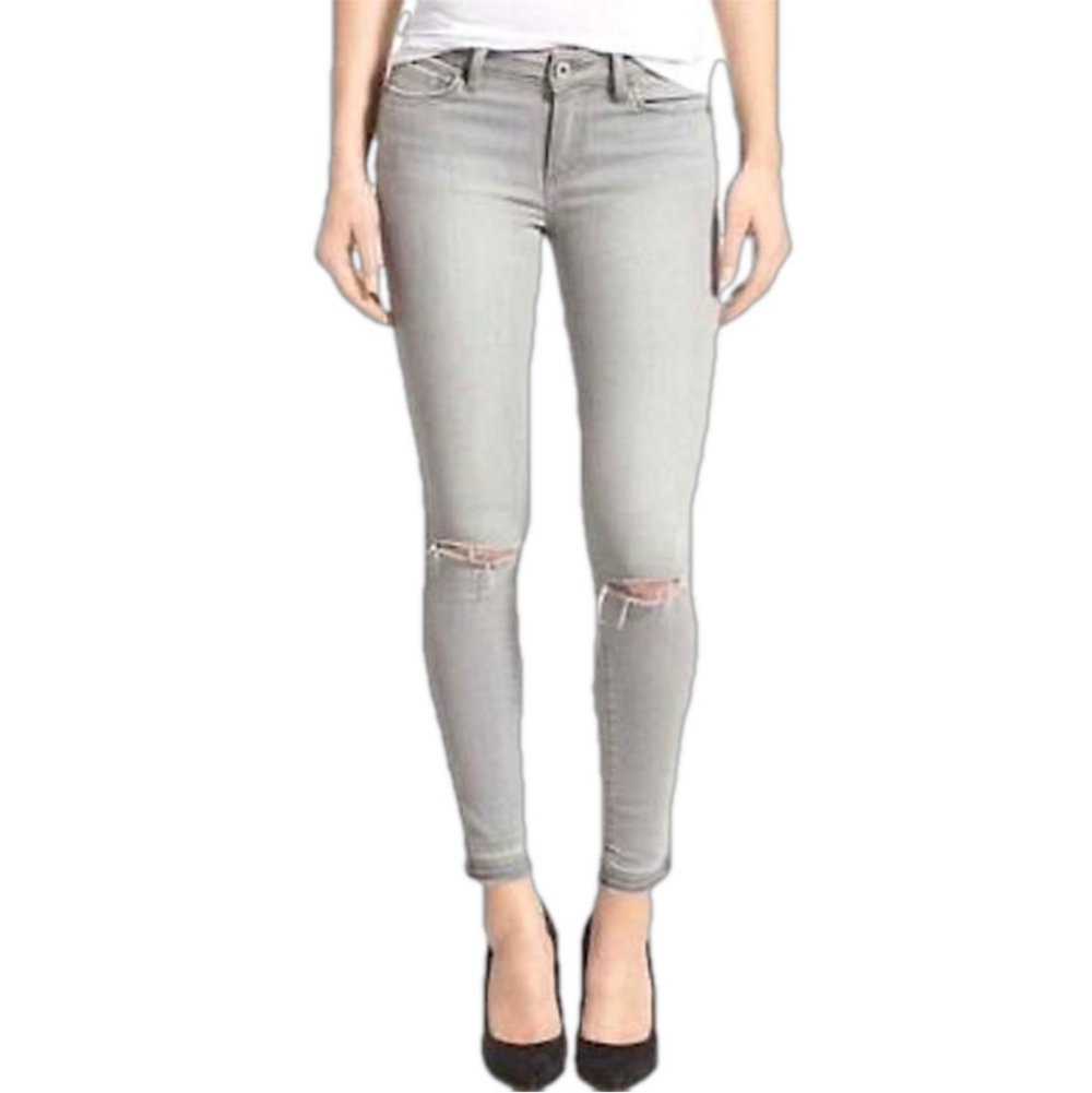 PAIGE ‘Verdugo’ Ankle Distressed Denim
